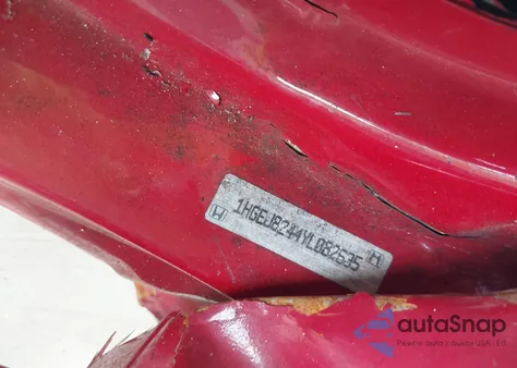 2000 Honda Civic Ex z USA, uszkodzony, nr VIN 1HGEJ8244YL082635